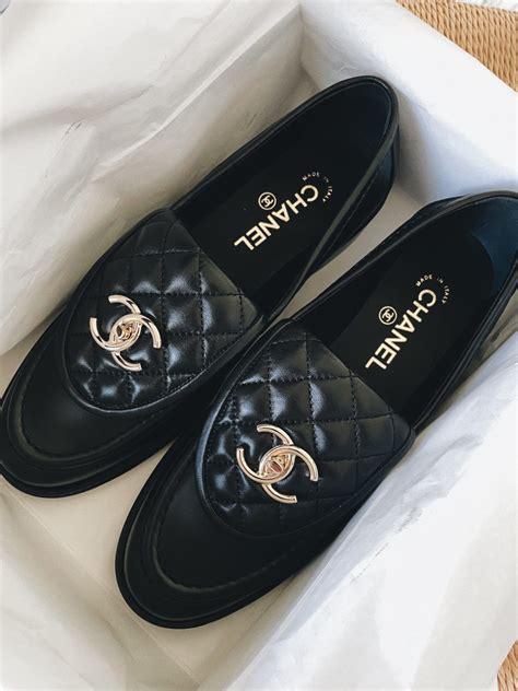 chanel women loafers|chanel quilted loafer.